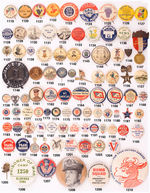 "GRAND ARMY OF THE REPUBLIC 1861-VETERAN-1866" GRAPHIC BUTTON.