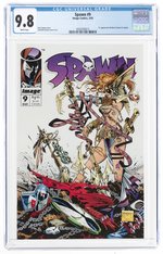 SPAWN #9 MARCH 1993 CGC 9.8 NM/MINT (FIRST ANGELA & MEDIEVAL SPAWN).