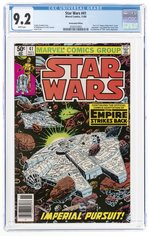 STAR WARS #41 NOVEMBER 1980 CGC 9.2 NM- (NEWSSTAND EDITION).