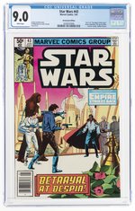 STAR WARS #43 JANUARY 1981 CGC 9.0 VF/NM (NEWSSTAND EDITION).