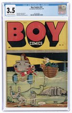 BOY COMICS #22 JUNE 1945 CGC 3.5 VG-.