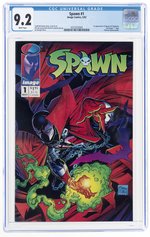 SPAWN #1 MAY 1992 CGC 9.2 NM- (FIRST SPAWN).