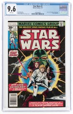 STAR WARS #1 JULY 1977 CGC 9.6 NM+ (NEWSSTAND EDITION).