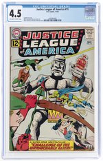 JUSTICE LEAGUE OF AMERICA #15 NOVEMBER 1962 CGC 4.5 VG+.