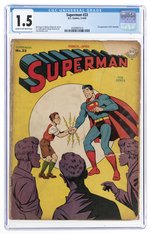 SUPERMAN #33 MARCH/APRIL 1945 CGC 1.5 FAIR/GOOD.