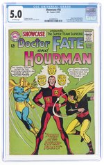 SHOWCASE #56 MAY-JUNE 1965 CGC 5.0 VG/FINE (DOCTOR FATE & HOURMAN).