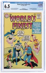 WORLD'S FINEST COMICS #113 NOVEMBER 1960 CGC 6.5 FINE+.