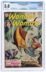 WONDER WOMAN#107 JULY 1959 CGC 5.0 VG/FINE (FIRST FULL WONDER GIRL).