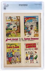 LOIS LANE ANNUAL #1 SUMMER 1962 CGC 5.5 FINE-.