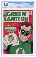 GREEN LANTERN VOL. 2 #10 JANUARY 1962 CGC 4.5 VG+.