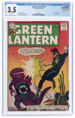 GREEN LANTERN VOL. 2 #8 SEPTEMBER-OCTOBER 1961 CGC 3.5 VG-.