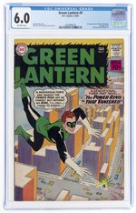 GREEN LANTERN VOL. 2 #5 MARCH-APRIL 1961 CGC 6.0 FINE.