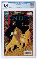 DISNEY'S THE LION KING #1 JULY 1994 CGC 9.4 NM.