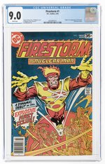 FIRESTORM #1 MARCH 1978 CGC 9.0 VF/NM (FIRST FIRESTORM).