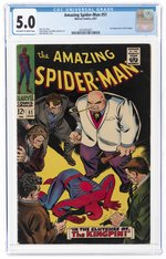 AMAZING SPIDER-MAN #51 AUGUST 1967 CGC 5.0 VG/FINE.