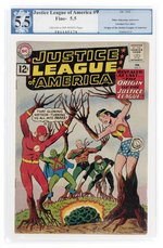 JUSTICE LEAGUE OF AMERICA #9 FEBRUARY 1962 PGX 5.5 FINE-.