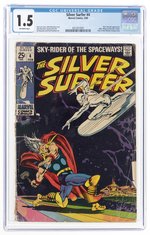 SILVER SURFER #4 FEBRUARY 1969 CGC 1.5 FAIR/GOOD (SILVER SURFER VS THOR).