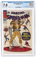 AMAZING SPIDER-MAN #47 APRIL 1967 CGC 7.0 FINE/VF.