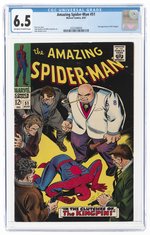 AMAZING SPIDER-MAN #51 AUGUST 1967 CGC 6.5 FINE+.