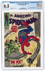 AMAZING SPIDER-MAN #53 OCTOBER 1967 CGC 6.5 FINE+.