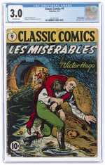 CLASSIC COMICS #9 MARCH 1943 CGC 3.0 GOOD/VG (LES MISERABLES).