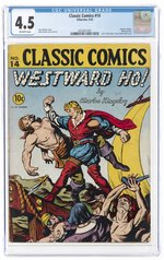 CLASSIC COMICS #14 SEPTEMBER 1943 CGC 4.5 VG+ (WESTWARD HO!).