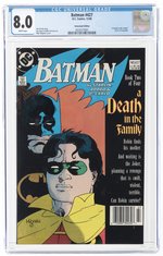 BATMAN #427 DECEMBER 1988 CGC 8.0 VF (NEWSSTAND EDITION).