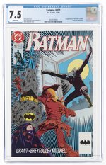 BATMAN #457 DECEMBER 1990 CGC 7.5 VF- (FIRST TIM DRAKE AS ROBIN).