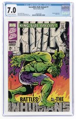 INCREDIBLE HULK ANNUAL #1 OCTOBER 1968 CGC 7.0 FINE/VF.