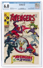 AVENGERS #53 JUNE 1968 CGC 6.0 FINE.