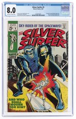 SILVER SURFER #5 APRIL 1969 CGC 8.0 VF.