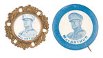 "MacARTHUR" RARE PAIR OF BUTTONS.