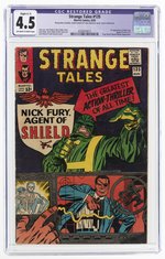 STRANGE TALES #135 AUGUST 1965 CGC RESTORED 4.5 SLIGHT (C-1) VG+ (FIRST NICK FURY, AGENT OF S.H.I.E.L.D.).