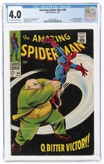 AMAZING SPIDER-MAN #60 MAY 1968 CGC 4.0 VG.