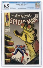 AMAZING SPIDER-MAN #67 DECEMBER 1968 CGC 6.5 FINE+ (FIRST RANDY ROBERSTON).