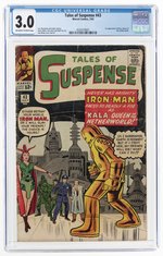 TALES OF SUSPENSE #43 JULY 1963 CGC 3.0 GOOD/VG.