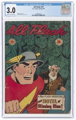 ALL-FLASH #18 SPRING 1945 CGC 3.0 GOOD/VG.