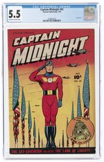 CAPTAIN MIDNIGHT #65 JULY 1948 CGC 5.5 FINE-.