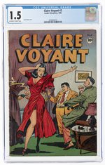 CLAIRE VOYANT #2 1946 CGC 1.5 FAIR/GOOD.