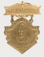 "THE NATION'S CHOICE" 1933 FDR INAUGURATION BADGE.