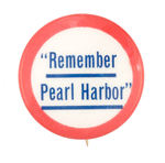 RARE "REMEMBER PEARL HARBOR" BY ST. LOUIS BUTTON CO.