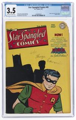 STAR SPANGLED COMICS #65 FEBRUARY 1947 CGC 3.5 VG-.