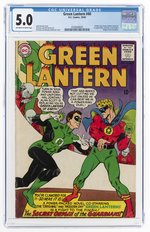 GREEN LANTERN VOL. 2 #40 OCTOBER 1965 CGC 5.0 VG/FINE (FIRST KRONA).