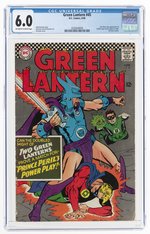 GREEN LANTERN VOL. 2 #45 JUNE 1966 CGC 6.0 FINE.