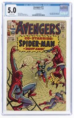 AVENGERS #11 DECEMBER 1964 CGC 5.0 VG/FINE.