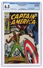 CAPTAIN AMERICA #117 SEPTEMBER 1969 CGC 6.5 FINE+ (FIRST FALCON).