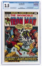 IRON MAN #55 FEBRUARY 1973 CGC 2.5 GOOD+ (FIRST THANOS, DRAX THE DESTROYER & STARFOX).