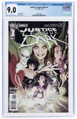 JUSTICE LEAGUE DARK #1 NOVEMBER 2011 CGC 9.0 VF/NM.