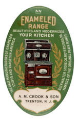 "ENAMELED RANGE" MIRROR.