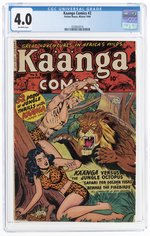 KAANGA COMICS #2 WINTER 1949 CGC 4.0 VG.